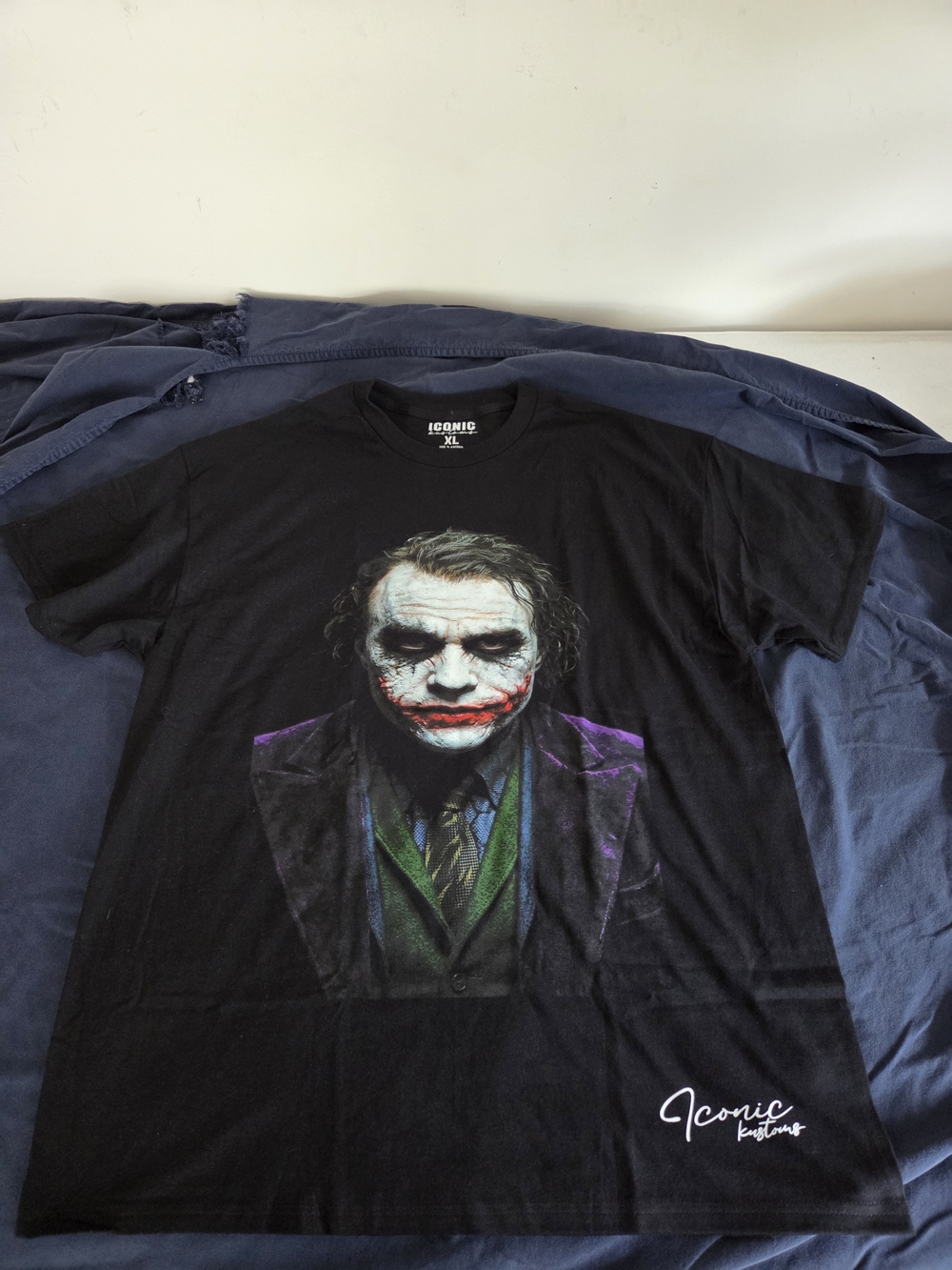 The Dark Knight Heath Ledger Joker Graphic Shirt